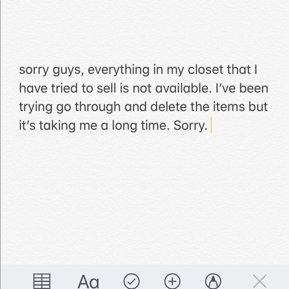 my closet is not available - Picture 1 of 1